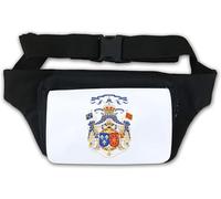 Grand Royal Coat of Arms of France and Navarre Waist Bag Fanny Pack White