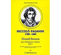 Grand Sonata: M.S.3. violin and guitar. Partition et partie.
