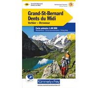 Grand-St-Bernard / Dents du Midi: 1:60 000, waterproof, Freemap on Smartphone included: 22 (Hiking maps of Switzerland)