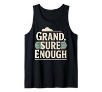 Grand Sure Enough Irish Shamrock Graphic Tank Top