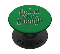 Grand Sure Enough Irish Shamrock Typography PopSockets Adhesive PopGrip