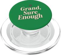 Grand Sure Enough Irish Shamrock Typography PopSockets PopGrip for MagSafe