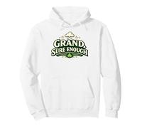 Grand Sure Enough Irish Shamrock Typography Pullover Hoodie