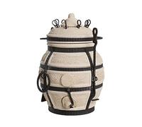 Grand Tandoor Don Sarmat 40lcc - Tandoor - Round Metal Classic Fire Pit - Wood/Charcoal - 50kg - Compatible with Food