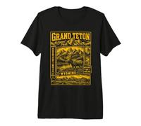 Grand Teton National Park Adventures for Nature Lovers Premium T-Shirt