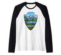Grand Teton National Park Arrowhead Raglan Baseball Tee