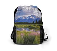 Grand Teton National Park Gym Bag Backpack Drawstring Backpack