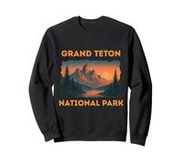 Grand Teton National Park Mountains and Lakes Sweatshirt