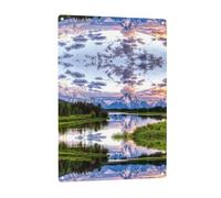 grand teton national park patterned signage, indoor and outdoor wall decoration, suitable for parties, bedrooms, and porches.