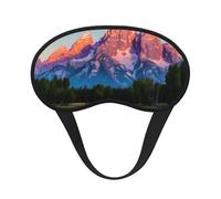 Grand Teton National Park Print Sleep Mask Soft Cover Eye No Pressure for Sleeping, Eye Masks for Side Sleepers