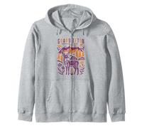 Grand Teton National Park Rustic Folk Art Women Men Kids Zip Hoodie