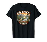 Grand Teton National Park Scenic Wildlife Mountain Souvenir T-Shirt