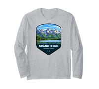 Grand Teton National Park Shield Long Sleeve T-Shirt