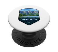 Grand Teton National Park Shield PopSockets Adhesive PopGrip