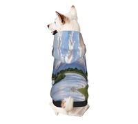 Grand Teton National Park Small Dog Hoodie Cute Printed Pet Sweater with Hood for Small Breed Dogs, Lightweight Comfortable