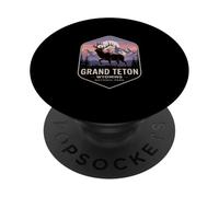 Grand Teton National Park Wyoming Elk Sunset PopSockets Adhesive PopGrip