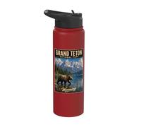 Grand Teton National Park, Wyoming Stainless Steel Insulated Water Bottle