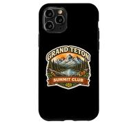 Grand Teton Summit Club Mountain Peak Climber Climbing Climb Case for iPhone 11 Pro
