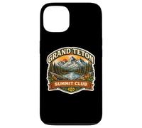 Grand Teton Summit Club Mountain Peak Climber Climbing Climb Case for iPhone 13