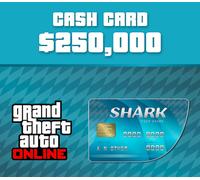 Grand Theft Auto Online - $250,000 Tiger Shark Cash Card FR PS4 CD Key