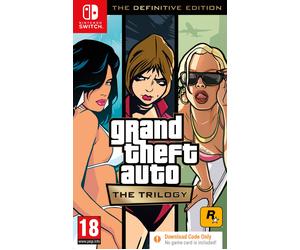 Grand Theft Auto: The Trilogy - The Definitive Edition (Code in Box) for Nintendo Switch - Code in a box [Digital Download], White