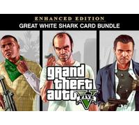 Grand Theft Auto V Enhanced & Great White Shark Card (PC) Rockstar Games Launcher Key - ROW