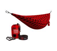 Grand Trunk Double Deluxe Parachute Nylon Hammock - 500lb Capacity Camping Hammock, 10.5x6.5ft, Lightweight & Durable (Heritage)