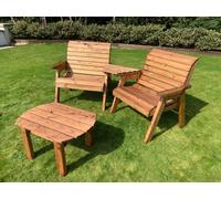 Charles Taylor Grand Twin Angled with Coffee Table