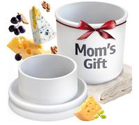 Grand Way Cheese Making Kit - Cheese Mold 2L with a Follower Press - Cheesemaking Supplies - Сheese Form with Press - Paneer Maker - Cheese Set for Hard Cheese