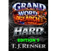 Grand Word Search: A Hard challenge, Edition 5 is a beautifully crafted collection of puzzles designed for adults and seniors to help relax and brighten the day while sharpening focus