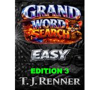 Grand Word Search: An Easy challenge, Edition 3 is a beautifully crafted collection of puzzles designed for adults and seniors to help relax and brighten the day while sharpening focus