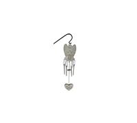 Grandad Angel Memorial Wind Chime + Hanging Crook, Graveside Remembrance Tribute Plaque
