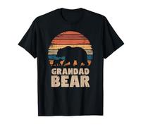 Grandad Bear Vintage Retro Funny Father's Day 1 Cub Kid T-Shirt