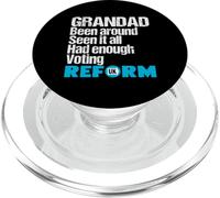 Grandad Been Around Seen It All Had Enough Voting Reform PopSockets PopGrip for MagSafe