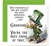 Grandad Birthday Card, Mad as a Hatter
