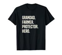 Grandad Farmer Protector Hero Grandpa Profession T-Shirt