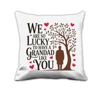 Grandad Gifts Cushions Covers Sofa Throw Pillow Covers 45cm X 45cm Pillow Case for Living Room, Grandad Gifts for Fathers Day Birthday Funny Gifts Grandfather Retirement Gifts for Men Grandpa