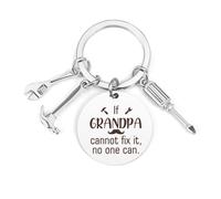 Grandad Keyring Personalized Gifts for Grandad Gifts for Grandparents Grandad Birthday Gifts Christmas Gifts for Grandpa from Granddaughter and Grandson Grandad Gift Ideas Funny Gifts for Grandad