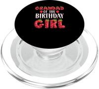 Grandad Of The Birthday Girl Strawberry First Birthday Party PopSockets PopGrip for MagSafe