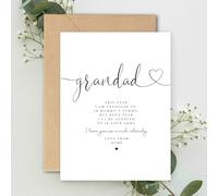 Grandad to be This Year I am snuggled up in Mummy's Tummy, Grandad Birthday Christmas A5 Card with envelope, Father's Day Card, Christmas Card, Grandad to be Bump