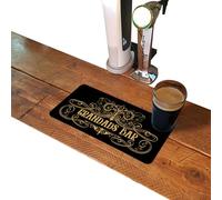 Grandads Bar Runner Mat For Home Pub, Borderless Beer Rubber Mats, Cocktail Bar Gifts Accessories