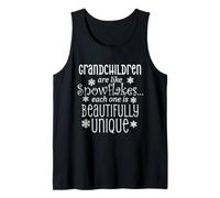 Grandchildren are Like Snowflakes Each One is Beautifully Tank Top