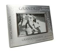 Grandchildren Satin Silver Photo Frame - Grandkids