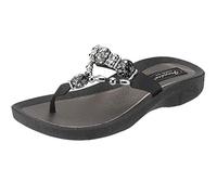 Grandco Women's Expression Beaded Platform, Black, 7 UK