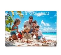 GrandCraft Design Custom Design Photo Jigsaw Puzzle - Personalised Text & Image on Recycled Cardboard, 40 Pcs A4 Size 290×200 mm - Fun Eco-Friendly Gift for Kids & Families.