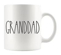 Granddad Mug | Granddad Rae Dunn Style Coffee Cup | Rae Dunn Inspired | Mother's Day/Father's Day | Family Coffee Mug For Birthday Present For The Best Granddad Ever Coffee Cup 11oz
