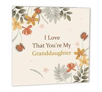 Granddaughter Birthday Card for Grand Daughter - Happy Birthday Grandaughter Ca