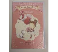 Granddaughter Birthday Card - Large Premium Quality Greeting Card