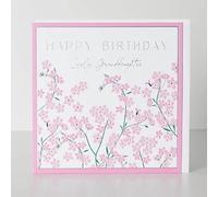 Granddaughter Birthday Card Lovely Pretty Pink Blossom - Stylish Greeting Card