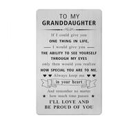 Granddaughter Card - Gifts for Granddaughter Birthday card- Our Granddaughter Graduation Wedding Easter Gift